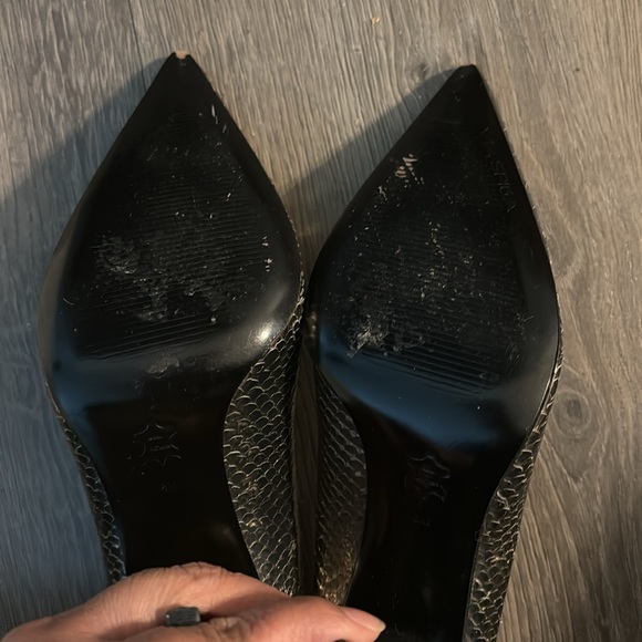 Via Spiga metallic snakeskin design heels - Picture 4 of 5